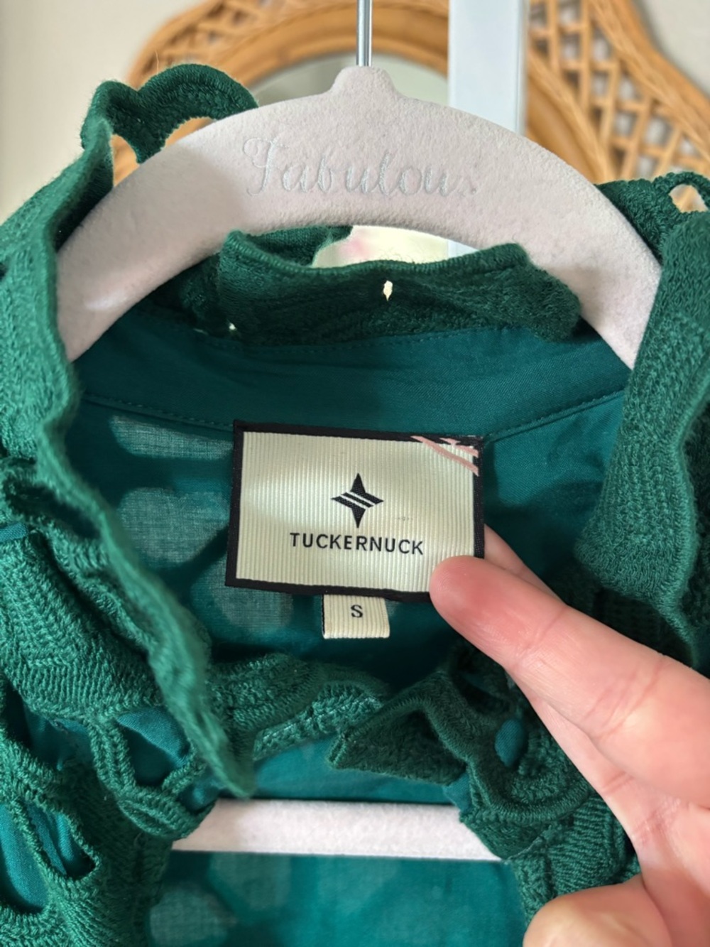Tuckernuck / Green Lace Palmerston Dress - Picture 9 of 9